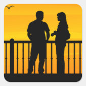 カップル スクエアシール (正面)