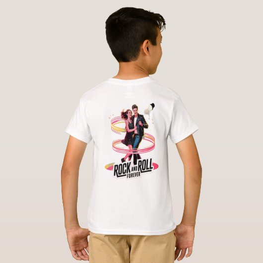カップル ダンス Tシャツ (裏面フル)