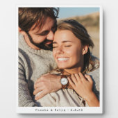 カップル フォト 新婚 結婚 思い出 額縁 フォトプラーク (正面)