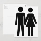 カップル ポストカード (正面/裏面)