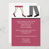 カップル·ポ結婚ストズ·ブランチ 招待状 (正面/裏面)