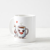カップル・マグ コーヒーマグカップ (正面左)