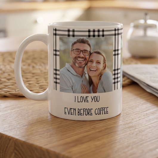 カップル 写真 コーヒーマグカップ