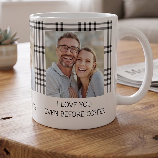 カップル 写真 コーヒーマグカップ