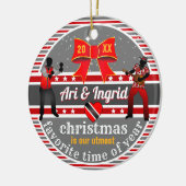 カップル/友情 セラミックオーナメント (左)