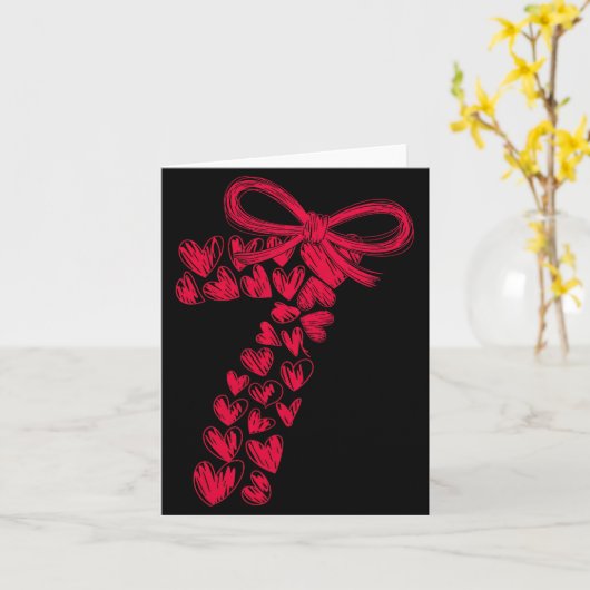 カップル 7 67 - かわいい 六 七 ハート マッチング 67 バ カード (黄色い花)