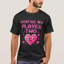 カップル&BFFのための可愛いゲーマーLOVE Tシャツ