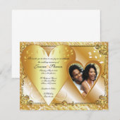 カップル、WeddingInvitTemplatePhoto5、及び、私達invit… 招待状 (正面/裏面)