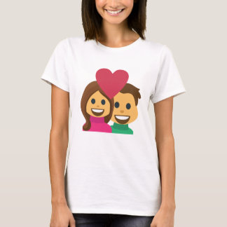 カップルEmoji Tシャツ