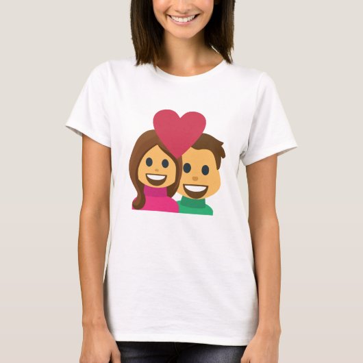 カップルEmoji Tシャツ (正面)