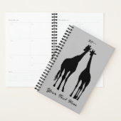 カップルGiraffeプランナーとカスタム文字 – 年 プランナー手帳 (ディスプレー)