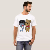 カップルTシャツ - フロド & ネオ Tシャツ (正面フル)