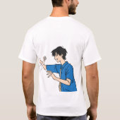 カップルTシャツ Tシャツ (裏面)