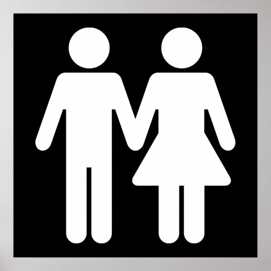 カップルWCスタイル ポスター (正面)