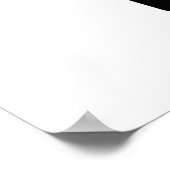 カップルWCスタイル – 黒 ポスター (角)