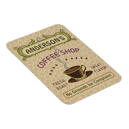 カップ付きコーヒーショップ自分で作るパーソナライズされた マグネット (右側)