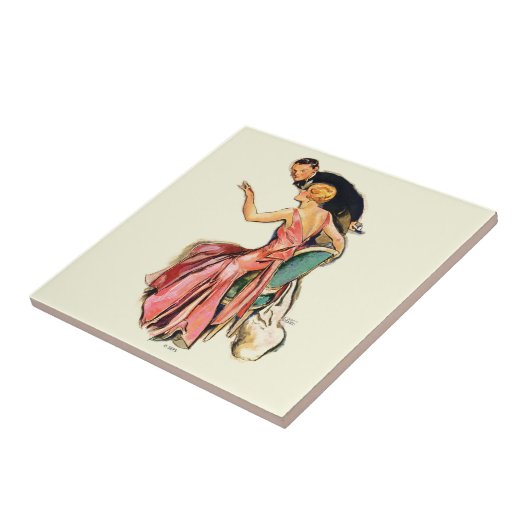 カップ婚約したル タイル (側面)