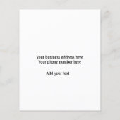 カップ気にの指示の追加ビジネス名のロゴの詳細 チラシ (裏面)