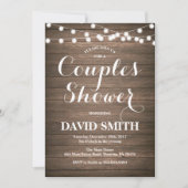 カップ素朴ルシャワー招待状カード 招待状 (正面)