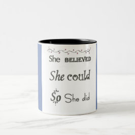 カップ自信コーヒーマグ茶 ツートーンマグカップ