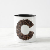 カップ表現のコーヒー豆C マグカップ (中央)