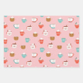 カップ・オブ・応援・ホリデー・ラッピング紙 ラッピングペーパーシート (正面)