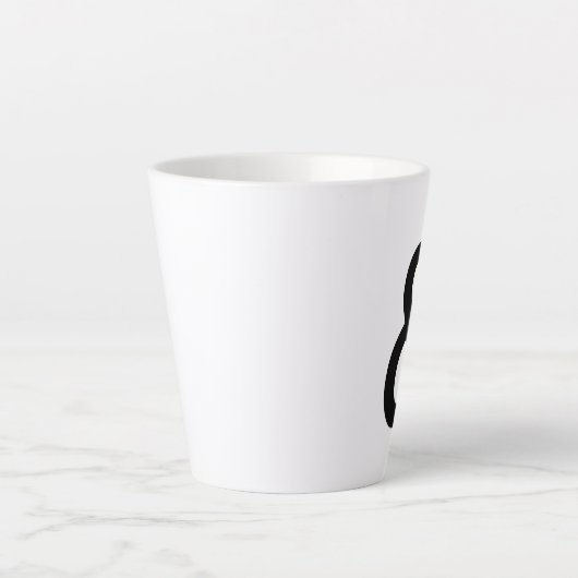 「&」カップ カフェラテマグ (正面)