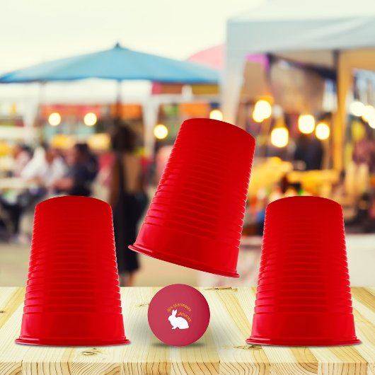 カップ&ボールトリックカスタムラビットピンポンボール 卓球ボール