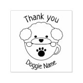 カッポードルウッドアートスタンプ セルフインキングスタンプ (デザイン)