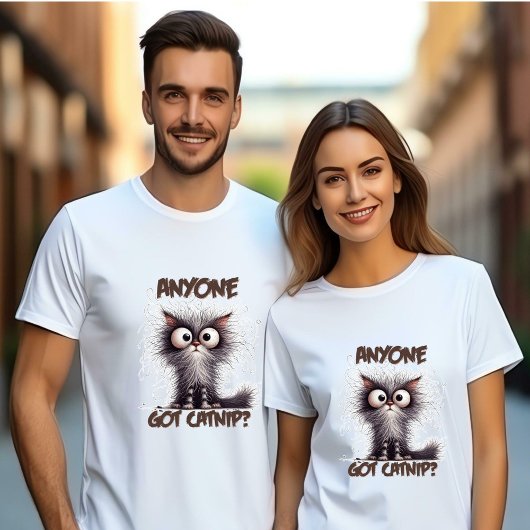 カッ得プは？キャッ熱狂するクユニセックス Tシャツ
