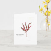 カッ日本のチリーフメープル カード (黄色い花)