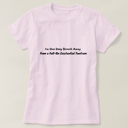 カッ遠くにトルからの一息 Tシャツ (デザイン正面)