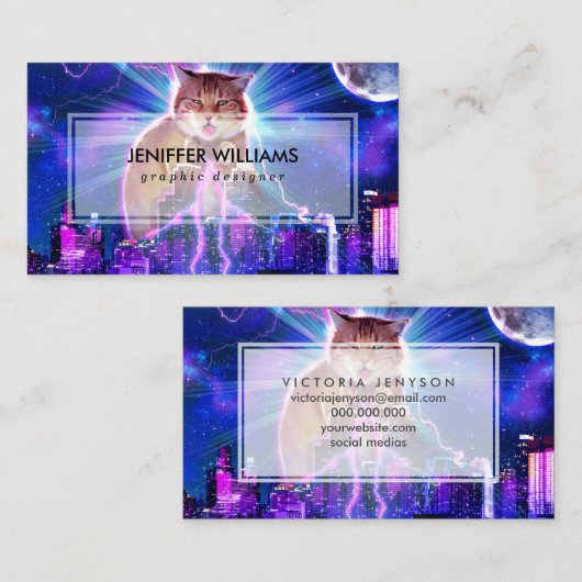 カツィラ 名刺 (正面/裏面)