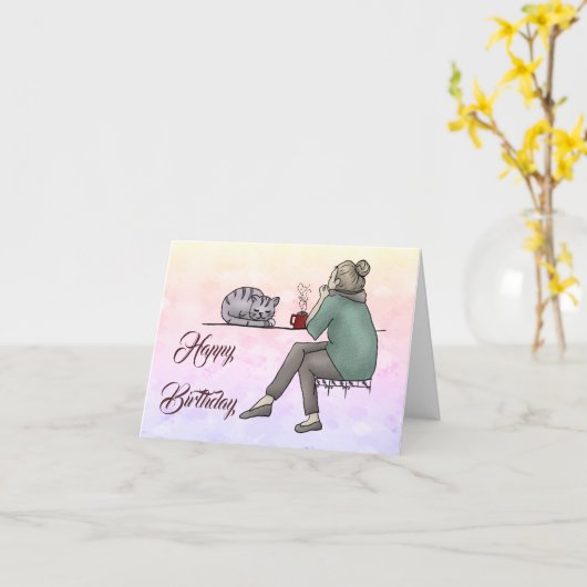 カツェンレベン カード (黄色い花)