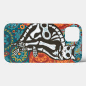 カツオのジョーDia de los MuertosのiPhoneの場合 Case-Mate iPhoneケース (裏面 (横))