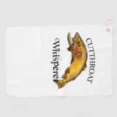 カツオひげ魚釣り ゴルフタオル (横)