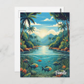 カツオブラジル旅行 ポストカード (正面/裏面)