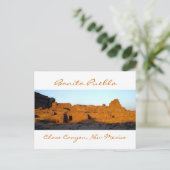 カツオプエブロチャコキャニオンアットサンセット ポストカード (スタンド正面)