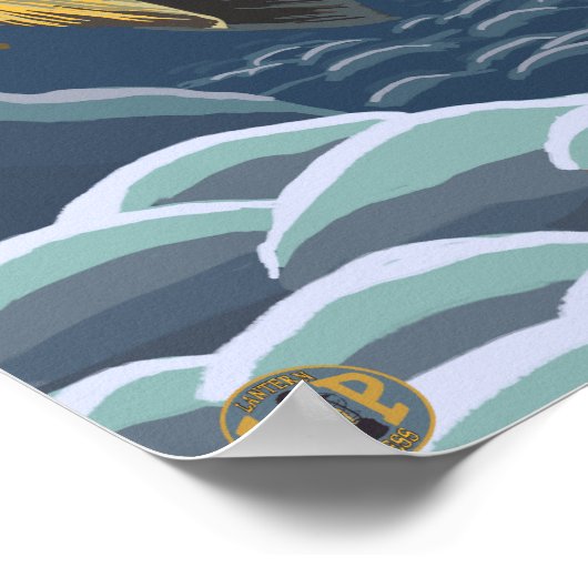 カツオ釣りユタ ポスター (角)