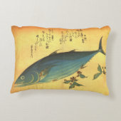 カツオ(カツオ) – 広重のカラフル魚 アクセントクッション (裏面)