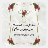 カツオ・バウティスドゥニニャスコンクルス・デ・オロ・ローザ・ロハ スクエアシール (正面)