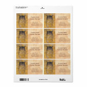 カツダ・ユキオ日本のオリエンタルア素晴らしート ラベル (フルシート)