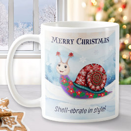 カツラマイマイ+パロディ+ユーモア+楽しいクリスマスのギフト コーヒーマグカップ