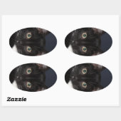 カツLOVEー 楕円形シール (シート)