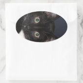 カツLOVEー 楕円形シール (バッグ)