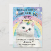 カティコーンキットコーンマジカルキャットバースデーパーティー 招待状 (正面)