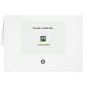 カティドオンルドベキア空白のカード (裏面横)