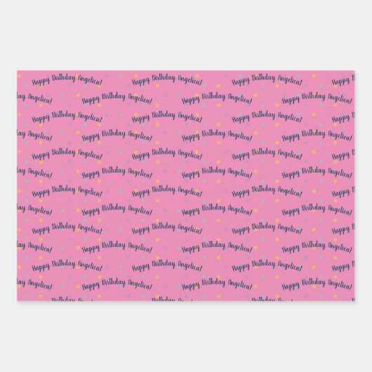 カテコーンコレクション2 |折り返し紙シート ラッピングペーパーシート (正面2)