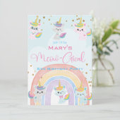 カテコーンミオグリ誕生日招待状 シーズンカード (スタンド正面)