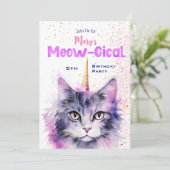 カテコーンミオグリ誕生日招待状 シーズンカード (スタンド正面)